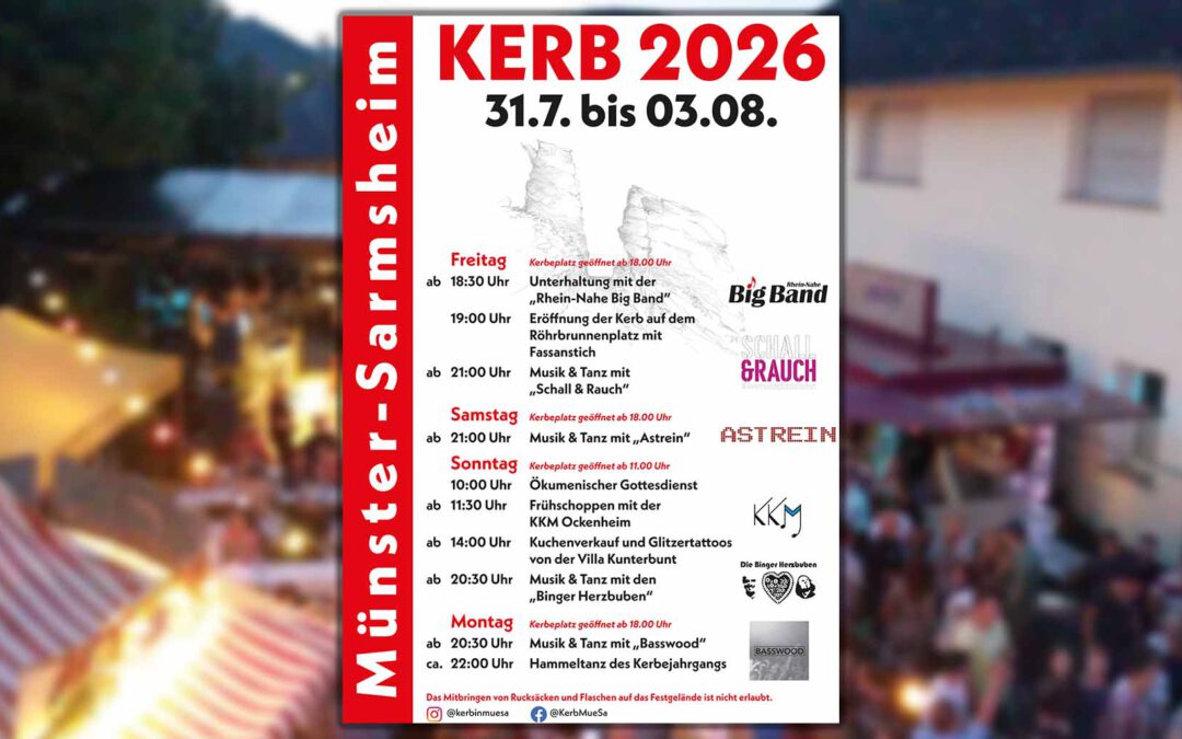 Kerb 2026 in Münster-Sarmsheim